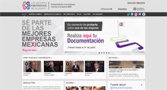 Desktop Screenshot of mejoresempresasmexicanas.com